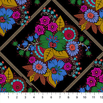 Diamond Dance Velvet Backing No. 3 Cotton Wideback Fabric per Yard - Prismatic Fiber Arts