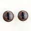Diamondback Rattlesnake Sew-On Button Glass Eyes - Prismatic Fiber Arts