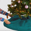 Premium Faux Fur Christmas Tree Skirt - 36 Inch | Luxurious Holiday Decorations - Prismatic Fiber Arts