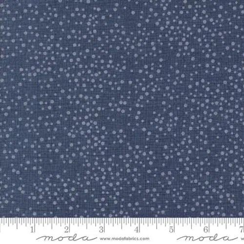 Dotty Thatched Navy 44"/45" Fabric Per Yard - Prismatic Fiber Arts