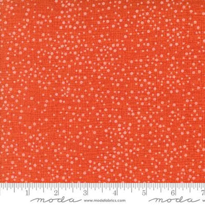 Dotty Thatched Tangerine 44"/45" Fabric Per Yard - Prismatic Fiber Arts