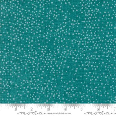 Dotty Thatched Turquoise 44"/45" Fabric Per Yard - Prismatic Fiber Arts