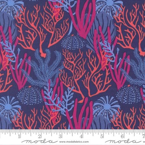 Dusk Reef Coral Reef Cotton 44"/45" Fabric Per Yard - Prismatic Fiber Arts