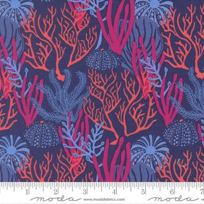 Dusk Reef Coral Reef Cotton 44"/45" Fabric Per Yard - Prismatic Fiber Arts
