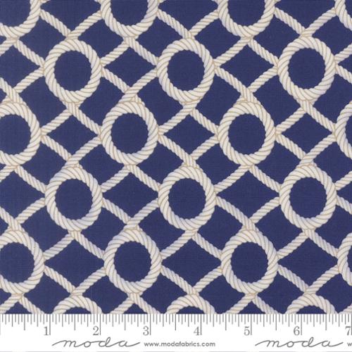 Dusk Reef Rope Net Cotton 44"/45" Fabric Per Yard - Prismatic Fiber Arts