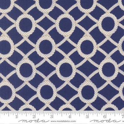 Dusk Reef Rope Net Cotton 44"/45" Fabric Per Yard - Prismatic Fiber Arts