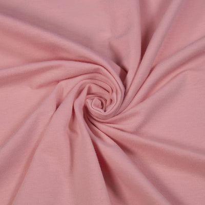 FabricLA 10 oz Cotton Spandex Jersey Knit Fabric – 4-Way Stretch | Dusty Pink - Prismatic Fiber Arts