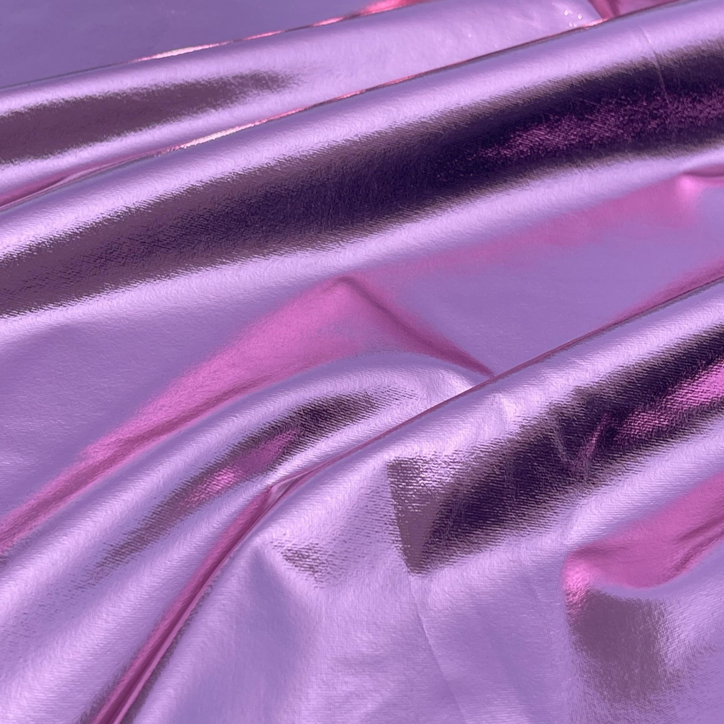 Metallic Foil Lame Spandex Knit Fabric | 4-Way Stretch - Prismatic Fiber Arts