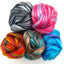 Dyed Multi-Color Bamboo Fiber Top | 5 Uber Soft, Luxurious Blended Colors | 125 Grams, 19 Micron - Prismatic Fiber Arts