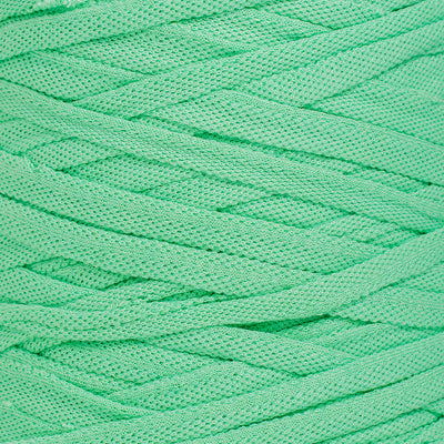Recycled T-Shirt Fabric Yarn - Emerald Color - Prismatic Fiber Arts