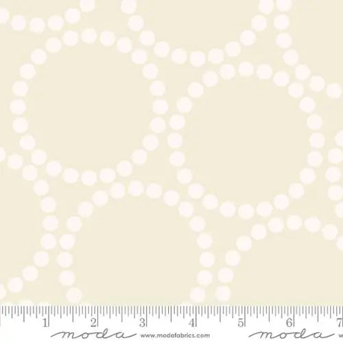 Eggshell White Pearl Bracelet Cotton Wideback Fabric Per Yard - Prismatic Fiber Arts