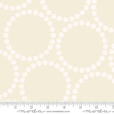 Eggshell White Pearl Bracelet Cotton Wideback Fabric Per Yard - Prismatic Fiber Arts