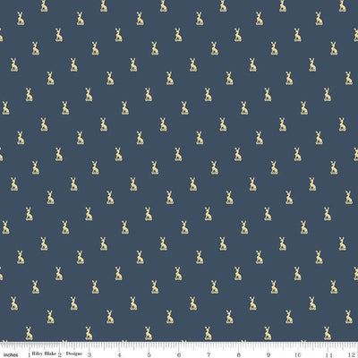Emma Austen Family Crest Navy 43"/44" Fabric Per Yard - Prismatic Fiber Arts