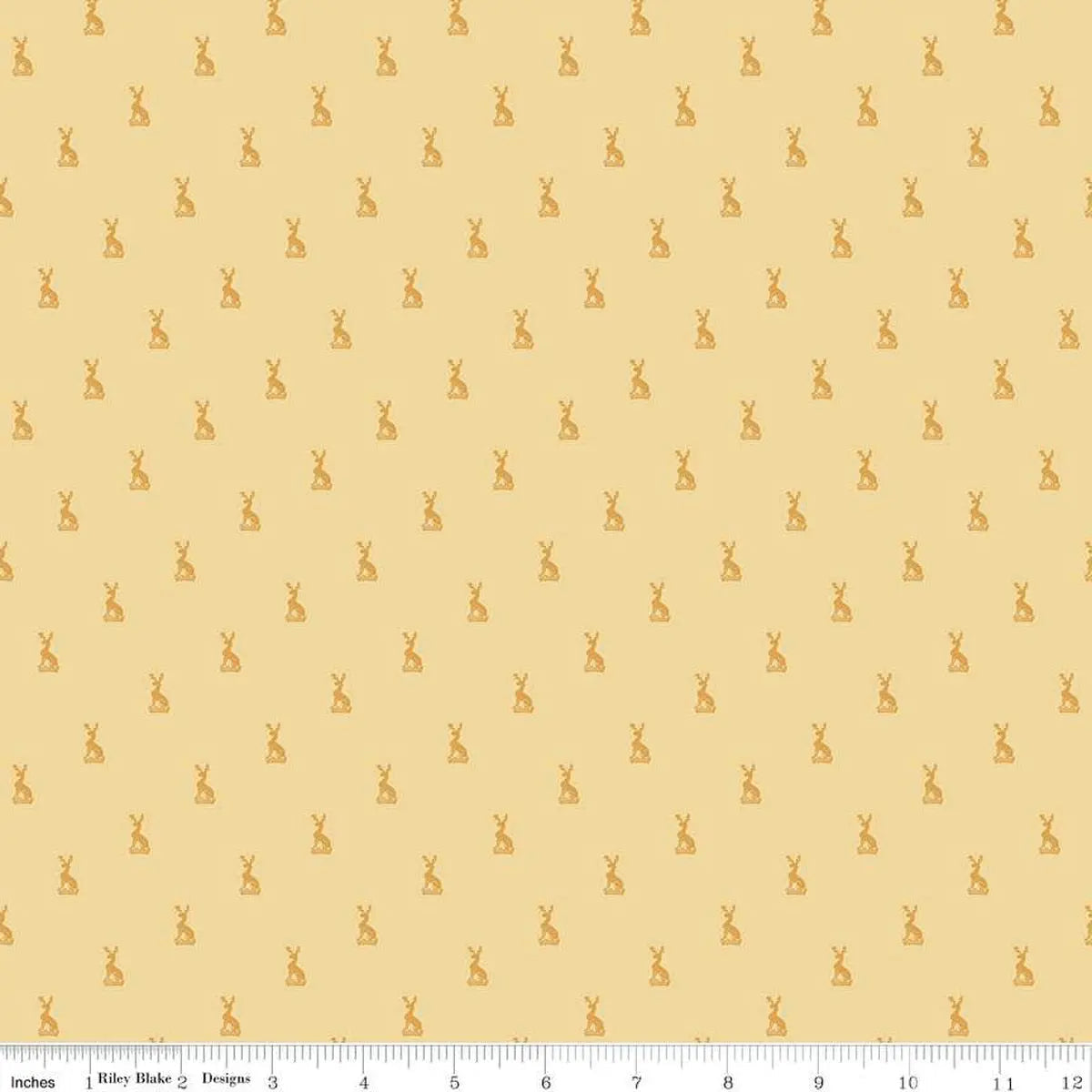 Emma Austen Family Crest Yellow 43"/44" Fabric Per Yard - Prismatic Fiber Arts
