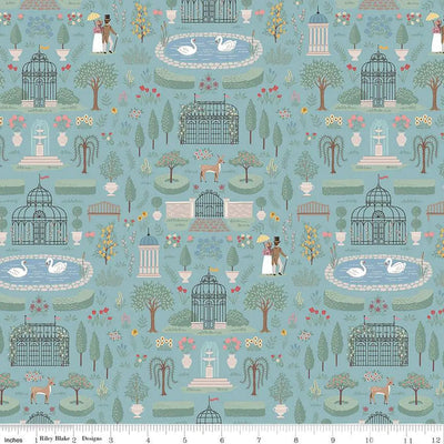 Emma Highbury Blue 43"/44" Fabric Per Yard - Prismatic Fiber Arts