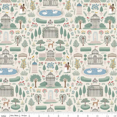 Emma Highbury Cream 43"/44" Fabric Per Yard - Prismatic Fiber Arts