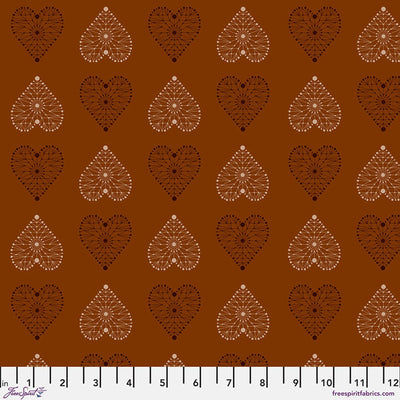 Enrapture by Giucy Giuce Amour - Spice Cotton 44"/45" Fabric Per Yard - Prismatic Fiber Arts