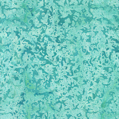 Essence Grunge Texture-Multi Teal Aqua Batik 44"/45" Fabric Per Yard - Prismatic Fiber Arts