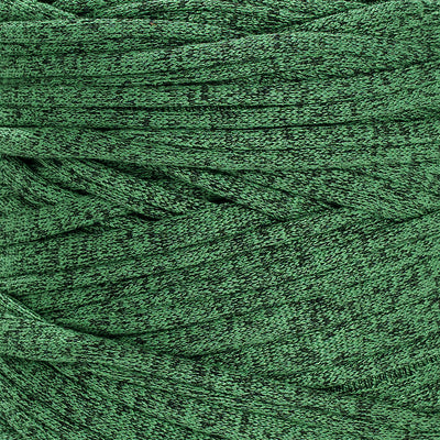 Printed Recycled T-Shirt Fabric Yarn - Grass - Prismatic Fiber Arts