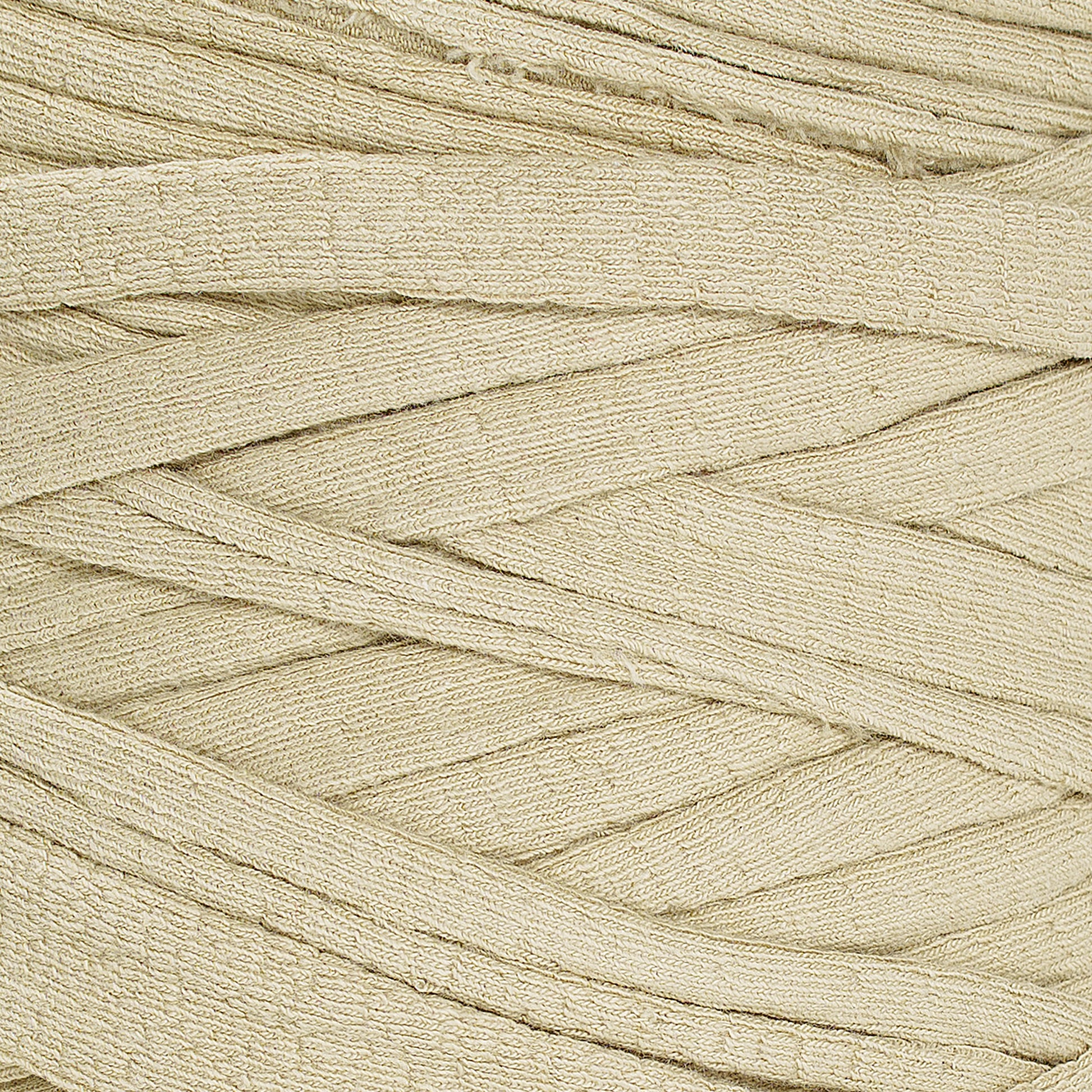Recycled T-Shirt Fabric Yarn - Khaki Color - Prismatic Fiber Arts
