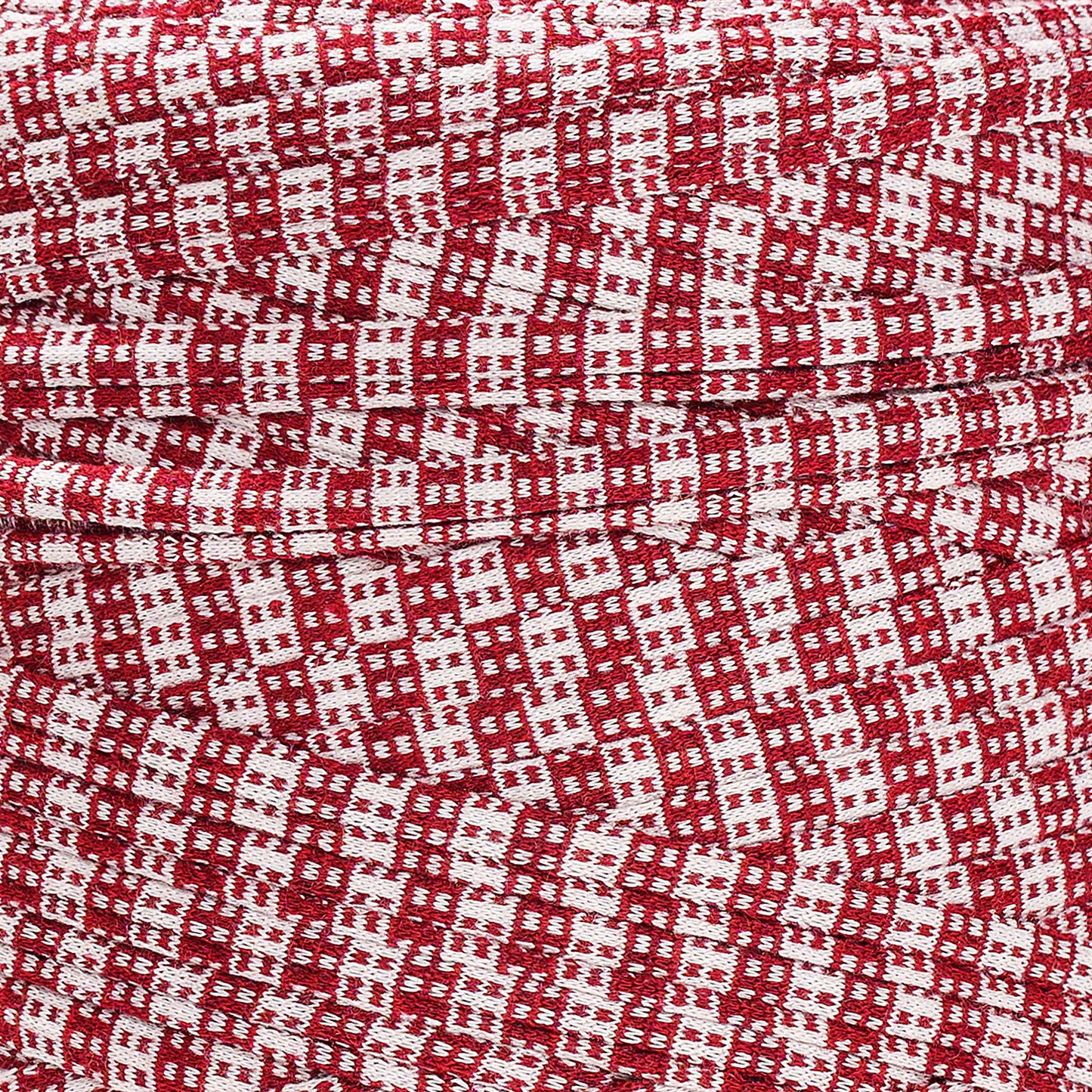 Printed Recycled T-Shirt Fabric Yarn - Pixel Party - Prismatic Fiber Arts