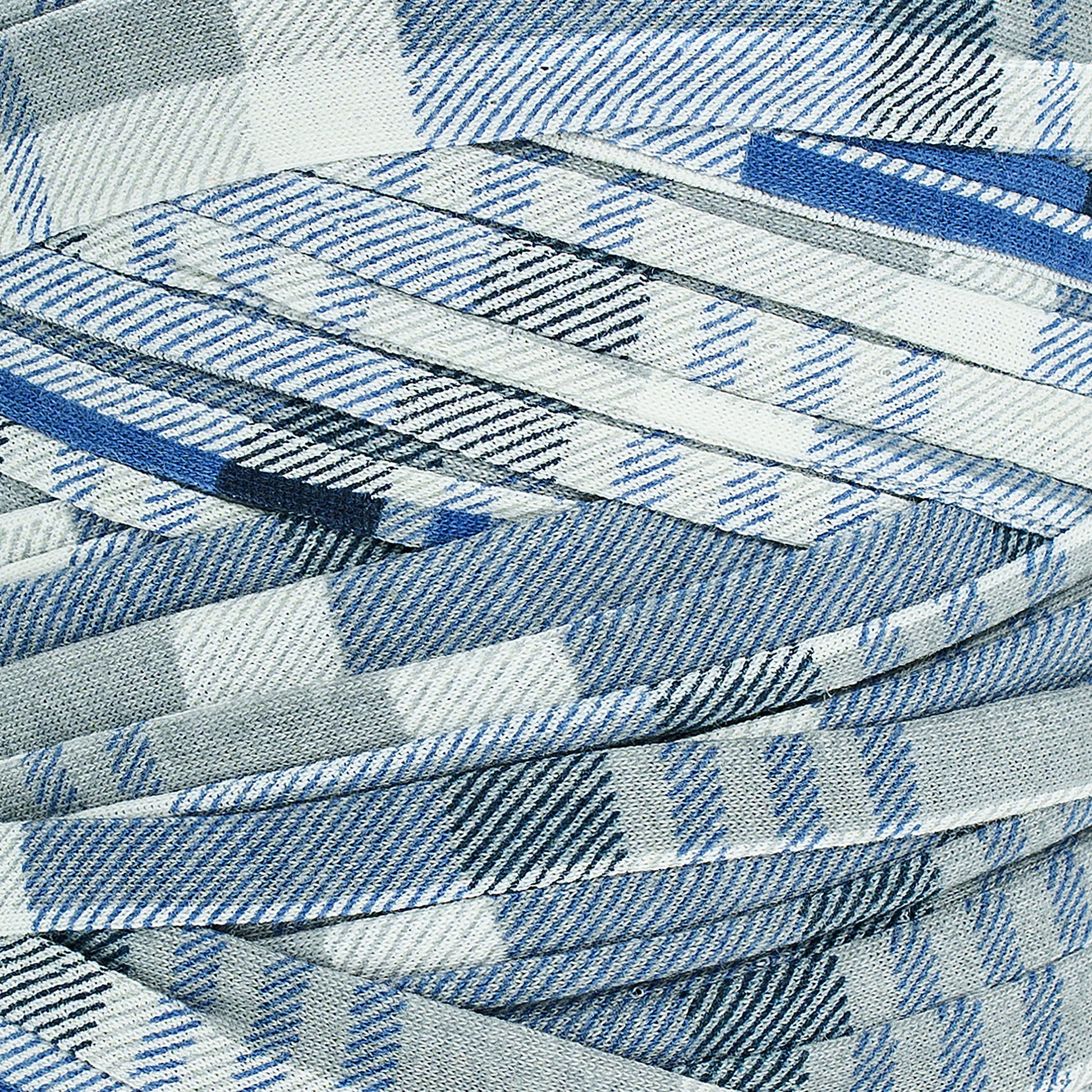 Printed Recycled T-Shirt Fabric Yarn - Scotch - Prismatic Fiber Arts