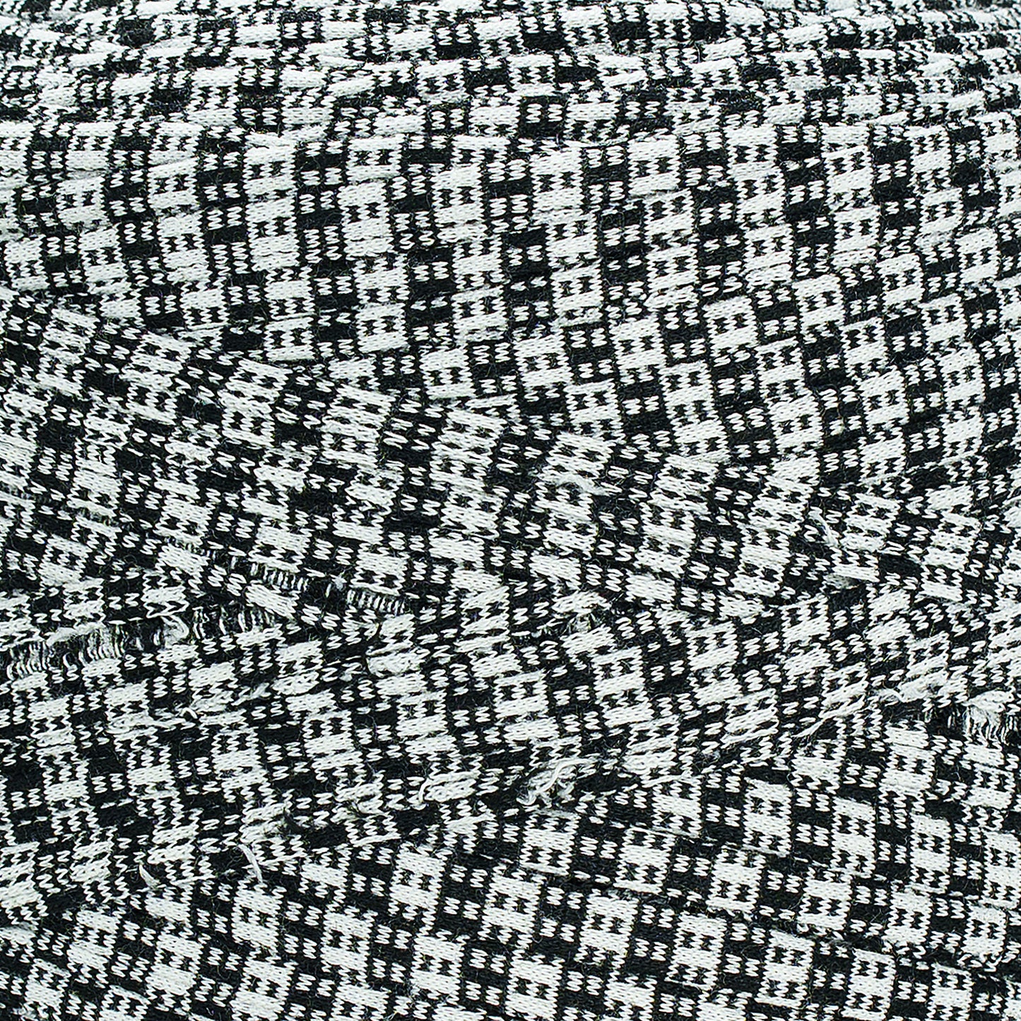 Printed Recycled T-Shirt Fabric Yarn - Zebra - Prismatic Fiber Arts