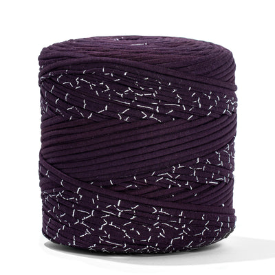 Printed Recycled T-Shirt Fabric Yarn - Galaxy - Prismatic Fiber Arts