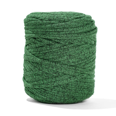 Printed Recycled T-Shirt Fabric Yarn - Grass - Prismatic Fiber Arts
