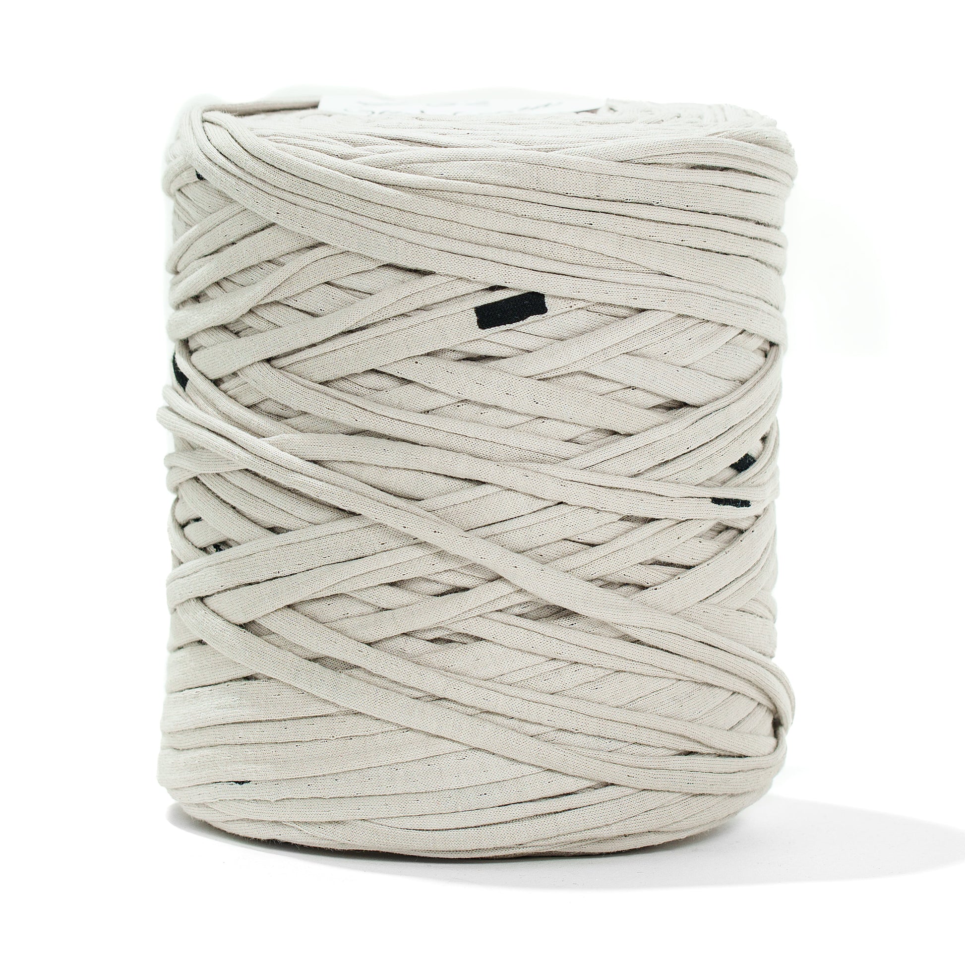 Printed Recycled T-Shirt Fabric Yarn - Gray Goose - Prismatic Fiber Arts