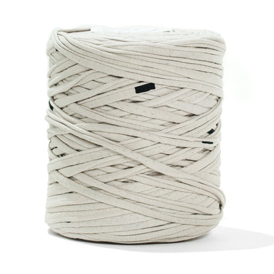 Printed Recycled T-Shirt Fabric Yarn - Gray Goose - Prismatic Fiber Arts