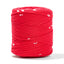 Printed Recycled T-Shirt Fabric Yarn - Red Alert - Prismatic Fiber Arts