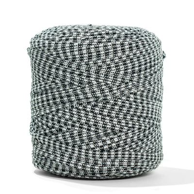 Printed Recycled T-Shirt Fabric Yarn - Zebra - Prismatic Fiber Arts