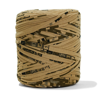 Printed Recycled T-Shirt Fabric Yarn - Camo - Prismatic Fiber Arts
