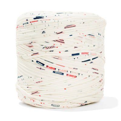 Printed Recycled T-Shirt Fabric Yarn - Confetti - Prismatic Fiber Arts