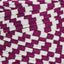Printed Recycled T-Shirt Fabric Yarn - Geometric Purple - Prismatic Fiber Arts