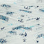 Printed Recycled T-Shirt Fabric Yarn - Nautical - Prismatic Fiber Arts
