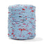 Printed Recycled T-Shirt Fabric Yarn - Flamingo Breeze - Prismatic Fiber Arts