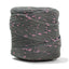 Printed Recycled T-Shirt Fabric Yarn - Graffiti Gray - Prismatic Fiber Arts