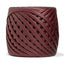 Fabric Yarn Leather T-Shirt Yarn Burgundy Color - Prismatic Fiber Arts