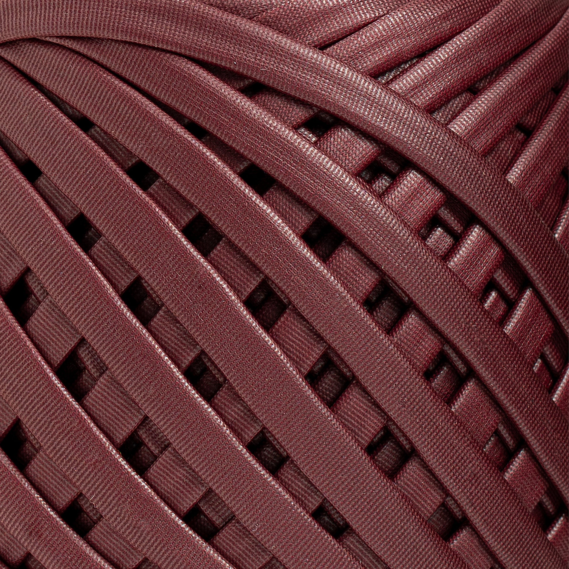 Fabric Yarn Leather T-Shirt Yarn Burgundy Color - Prismatic Fiber Arts