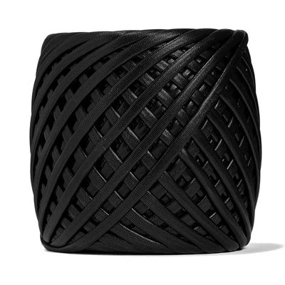 Fabric Yarn Metallic T-Shirt Yarn Black Color - Prismatic Fiber Arts