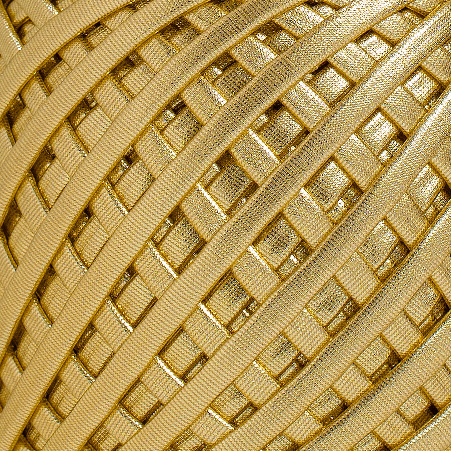 Fabric Yarn Metallic T-Shirt Yarn Gold Color - Prismatic Fiber Arts