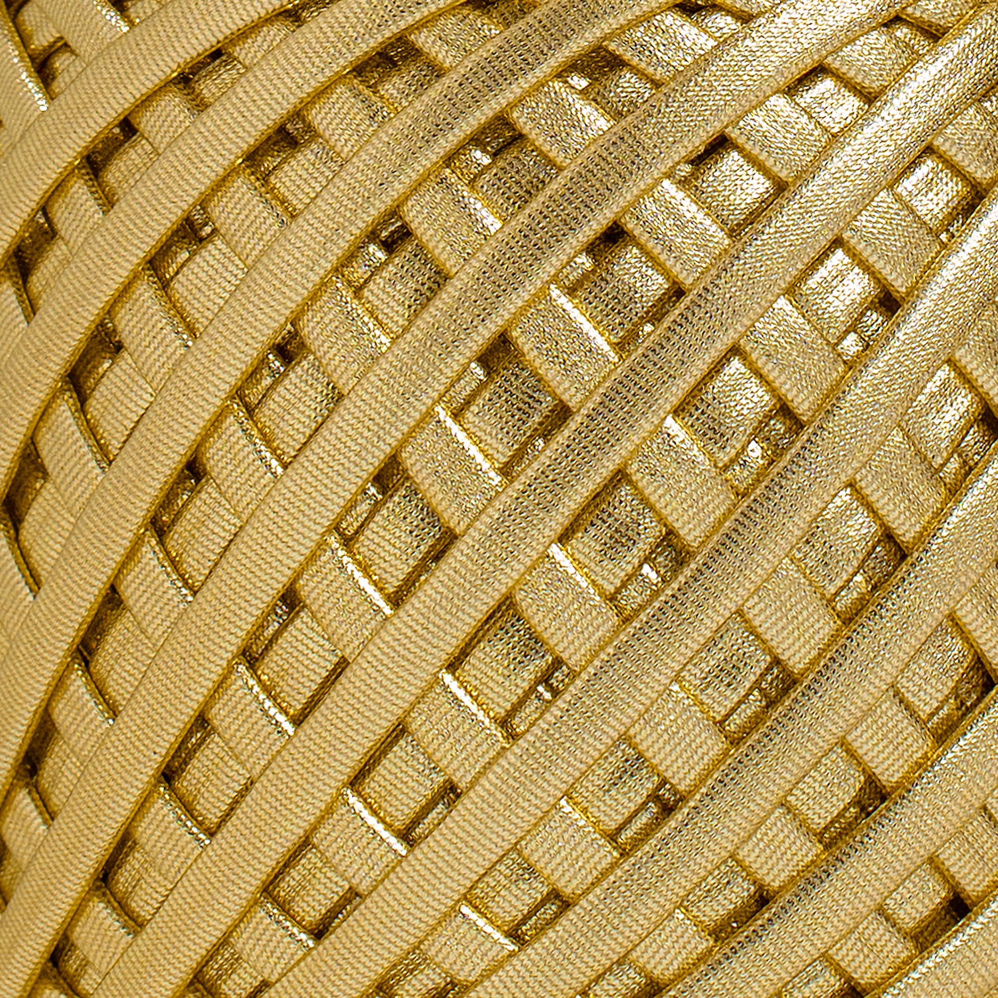 Fabric Yarn Metallic T-Shirt Yarn Gold Color - Prismatic Fiber Arts