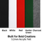 3.2mm Thick Acrylic Felt Sheets – 9x12" – Single Colors or Multi-Color Packs - Prismatic Fiber Arts