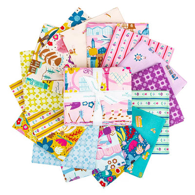 The Genesis of a Journey Fat Quarter Bundle - Prismatic Fiber Arts
