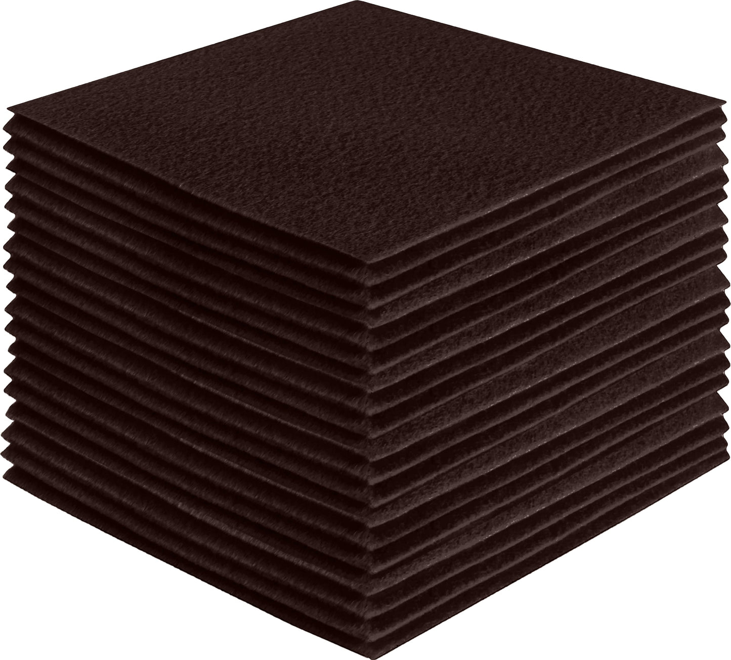 FabricLA Acrylic Felt Craft Sheet Packs – Brown | Soft 100% Acrylic Felt Sheets for DIY & Crafts - Prismatic Fiber Arts