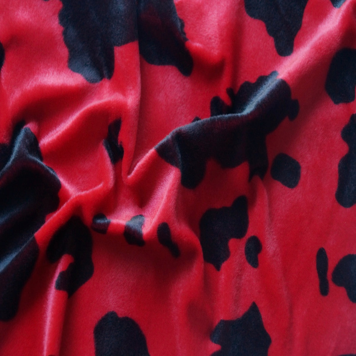 Cow Print Velboa Faux Fur - Prismatic Fiber Arts