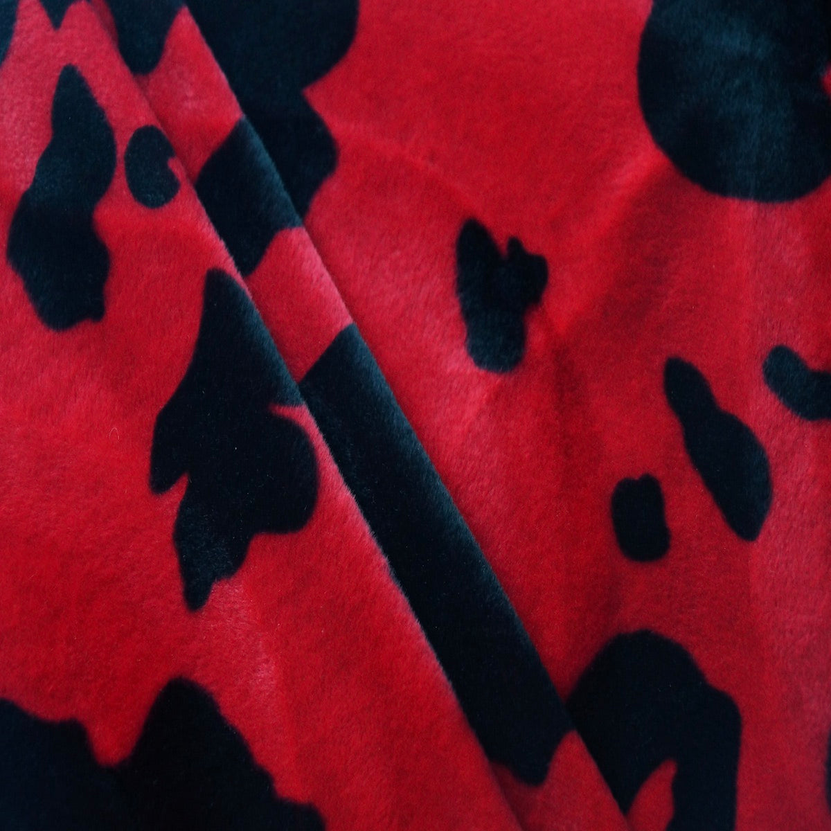 Cow Print Velboa Faux Fur - Prismatic Fiber Arts