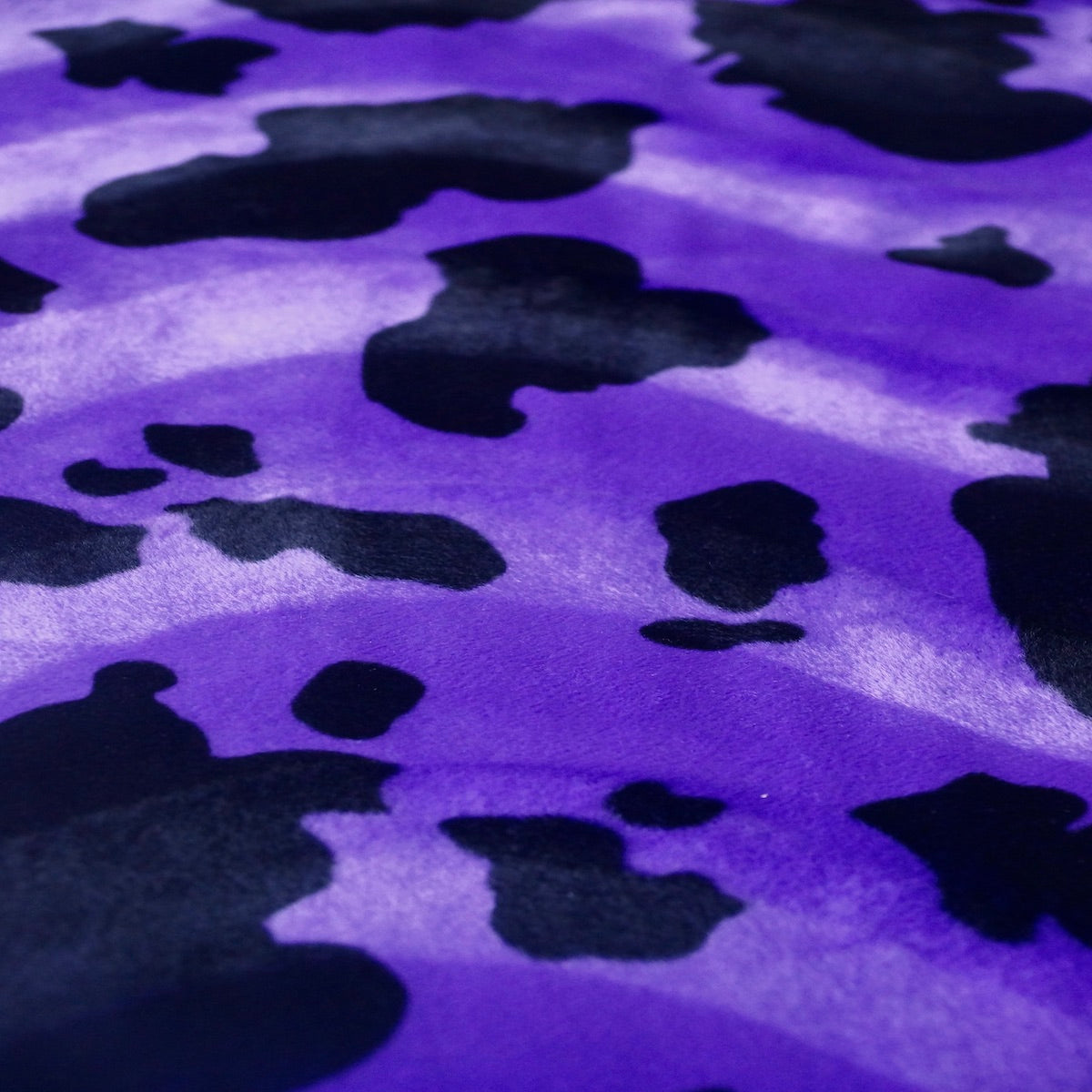Cow Print Velboa Faux Fur - Prismatic Fiber Arts